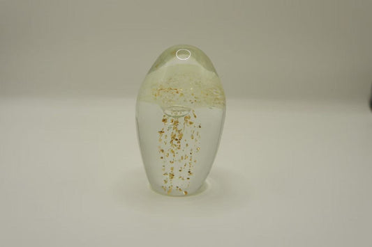 Jellyfish Glass Ornament Night Light