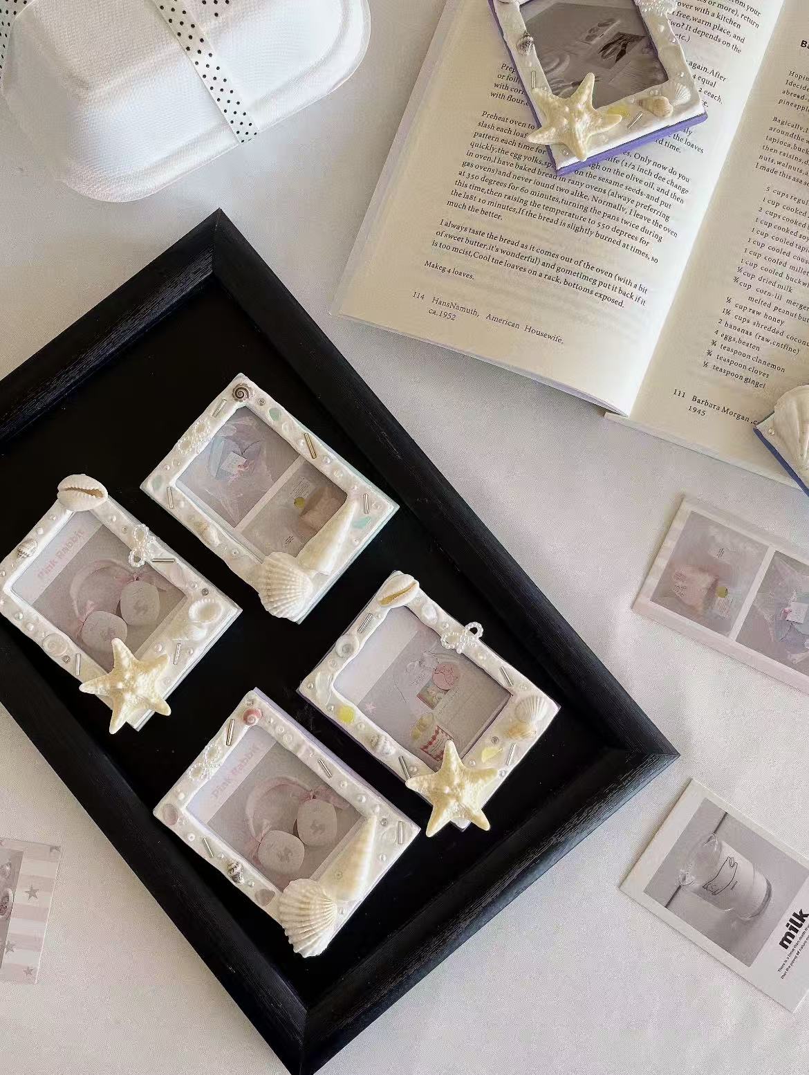 Handmade Ocean-Inspired Shell Photo Frame