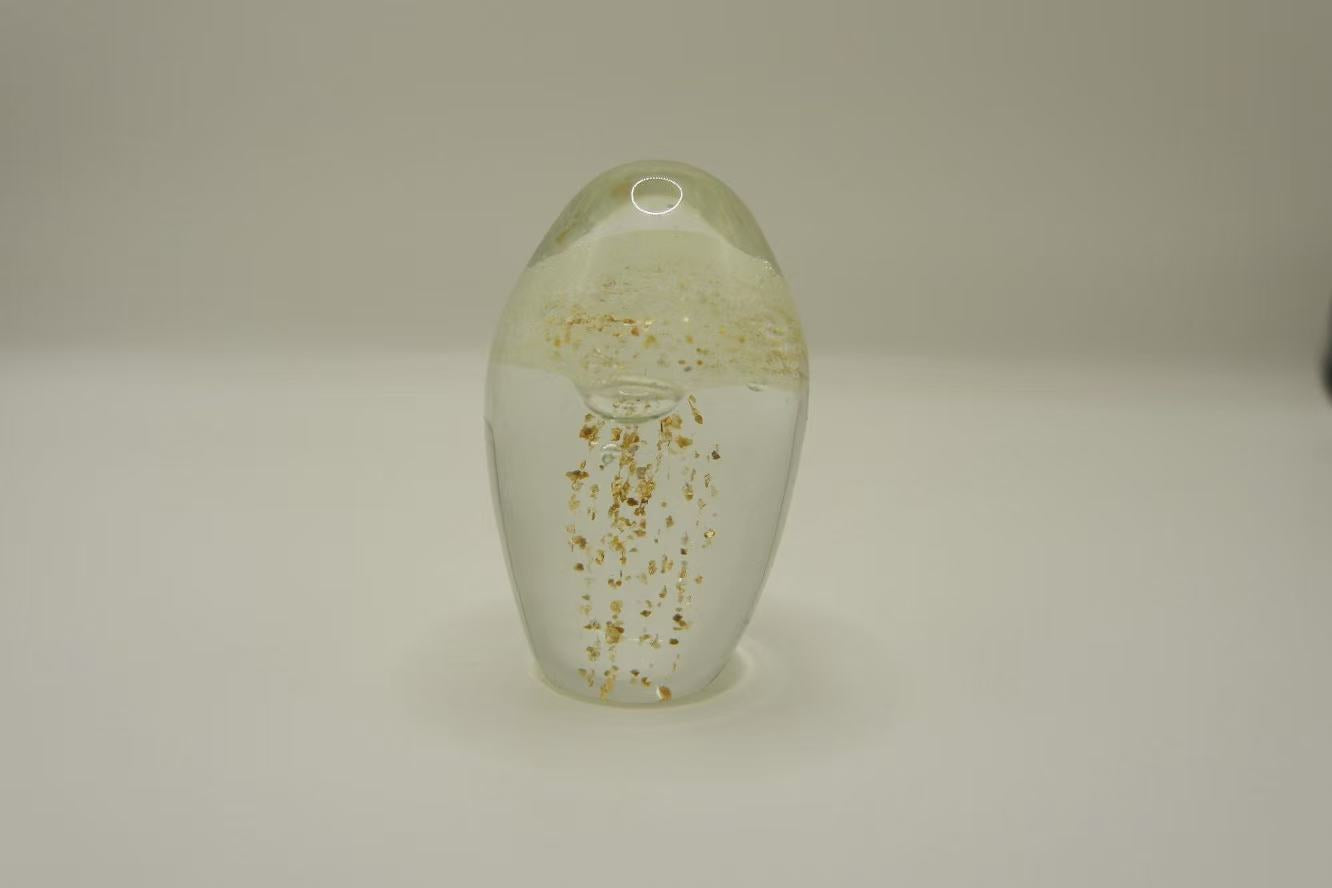 Jellyfish Glass Ornament Night Light
