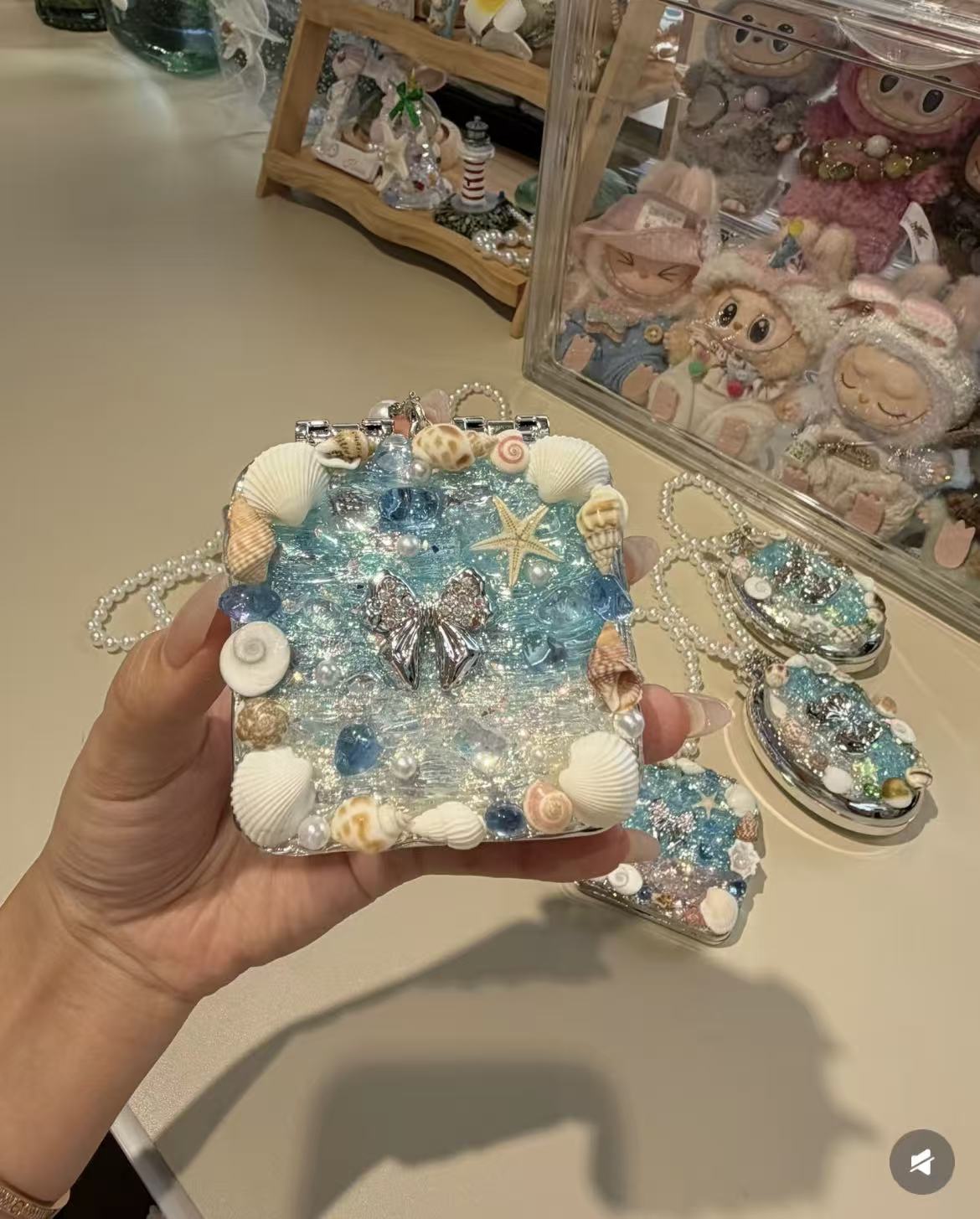 Shell Pocket Mirror