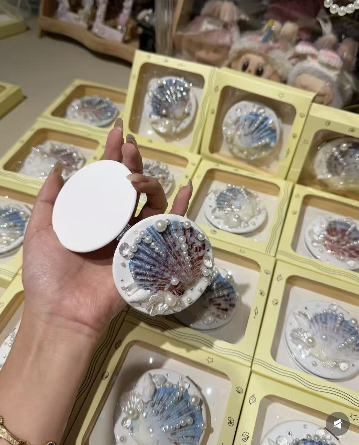 Shell Hand Mirror