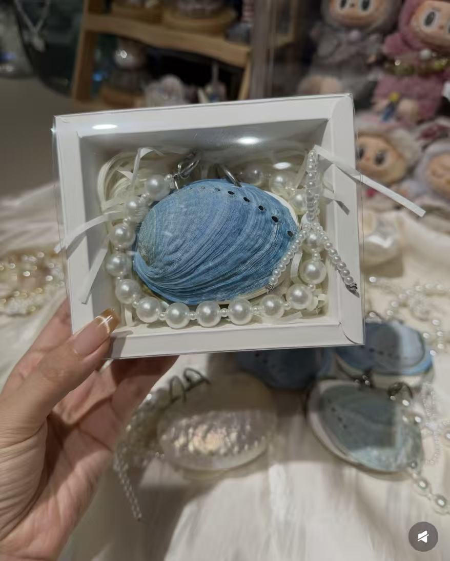 Abalone shell notebook charm