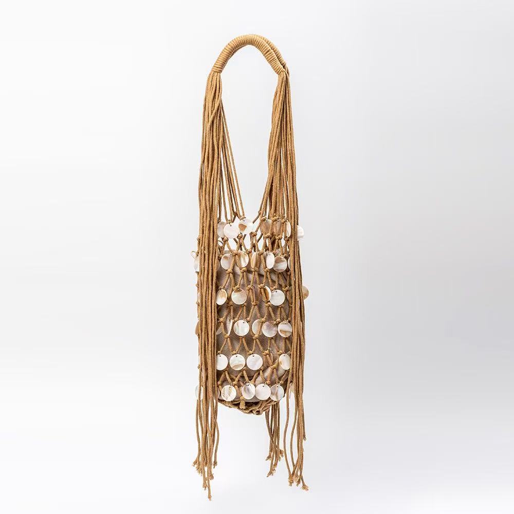 Shell Chip Casual Woven Bag