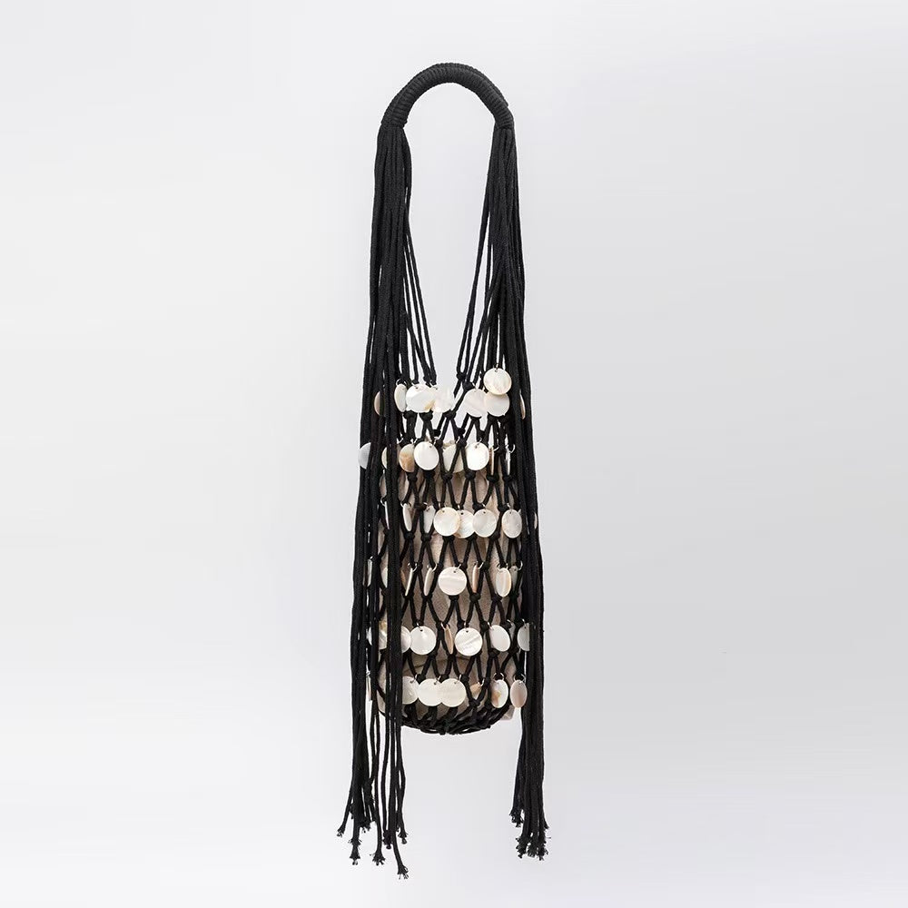 Shell Chip Casual Woven Bag