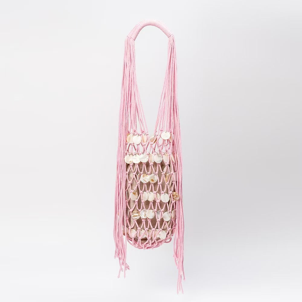 Shell Chip Casual Woven Bag