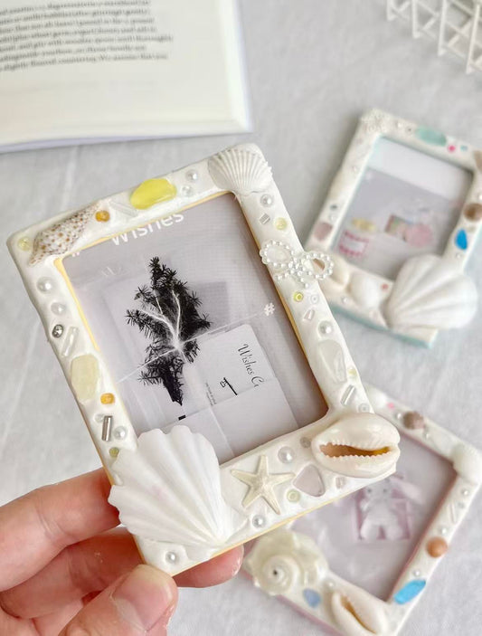 Handmade Ocean-Inspired Shell Photo Frame