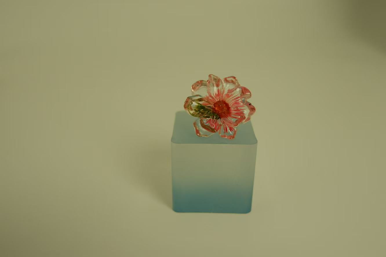 Handmade Dried Flower Resin Daisy Spring Earrings