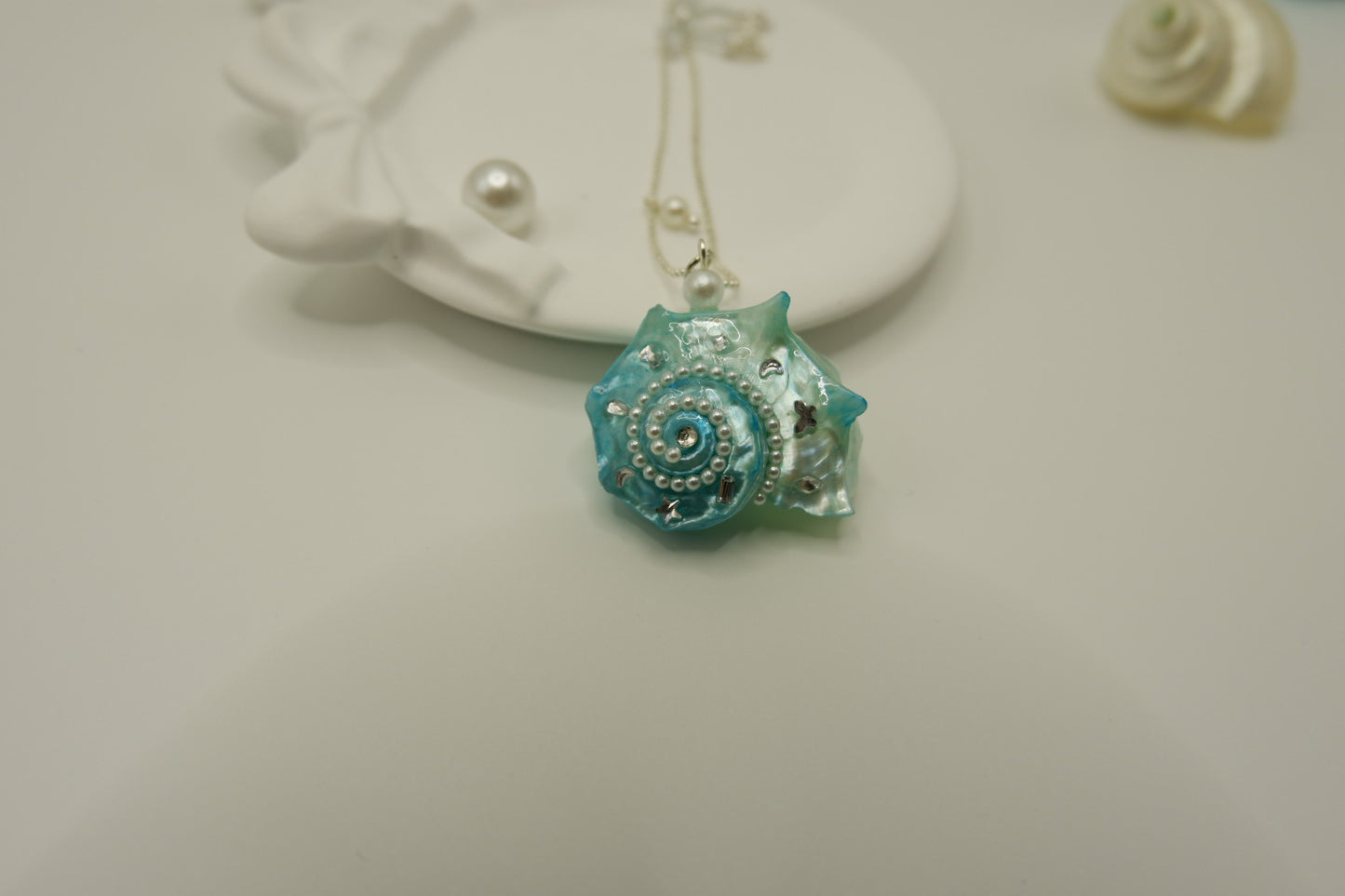 Blue Conch Necklace