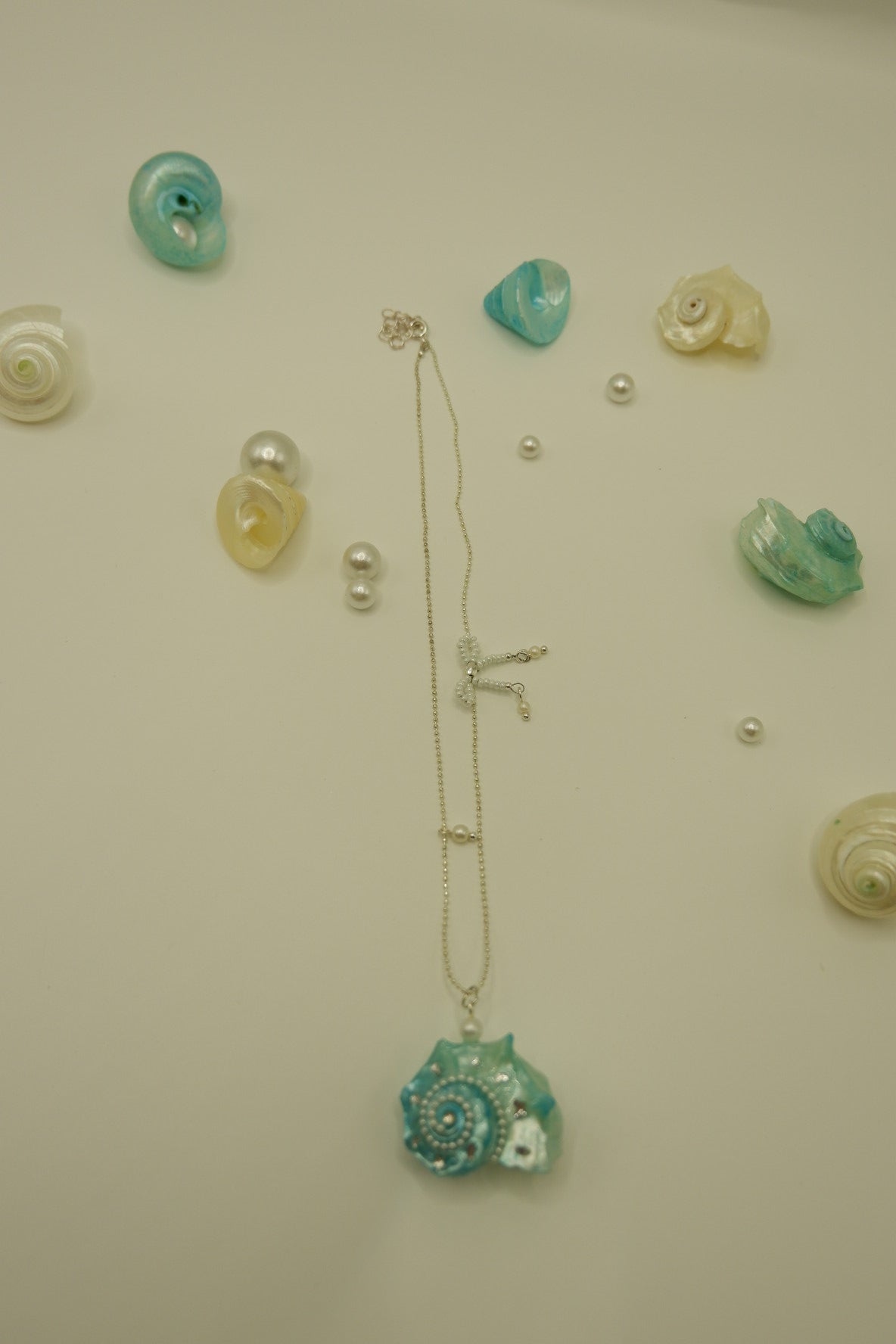 Blue Conch Necklace
