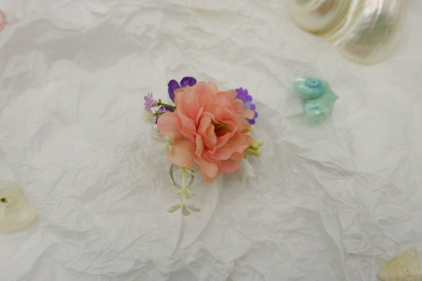 Sea Urchin Flower Ring