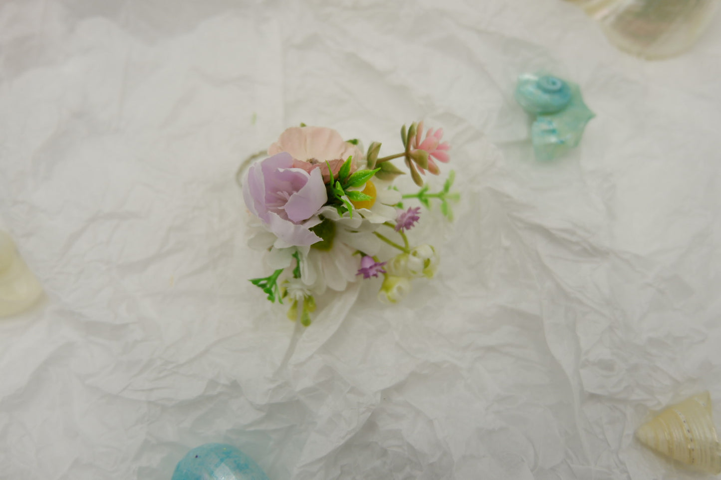 Sea Urchin Flower Ring