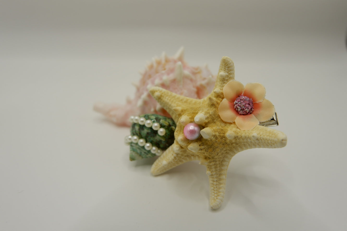 Shell & Conch Hair Clips
