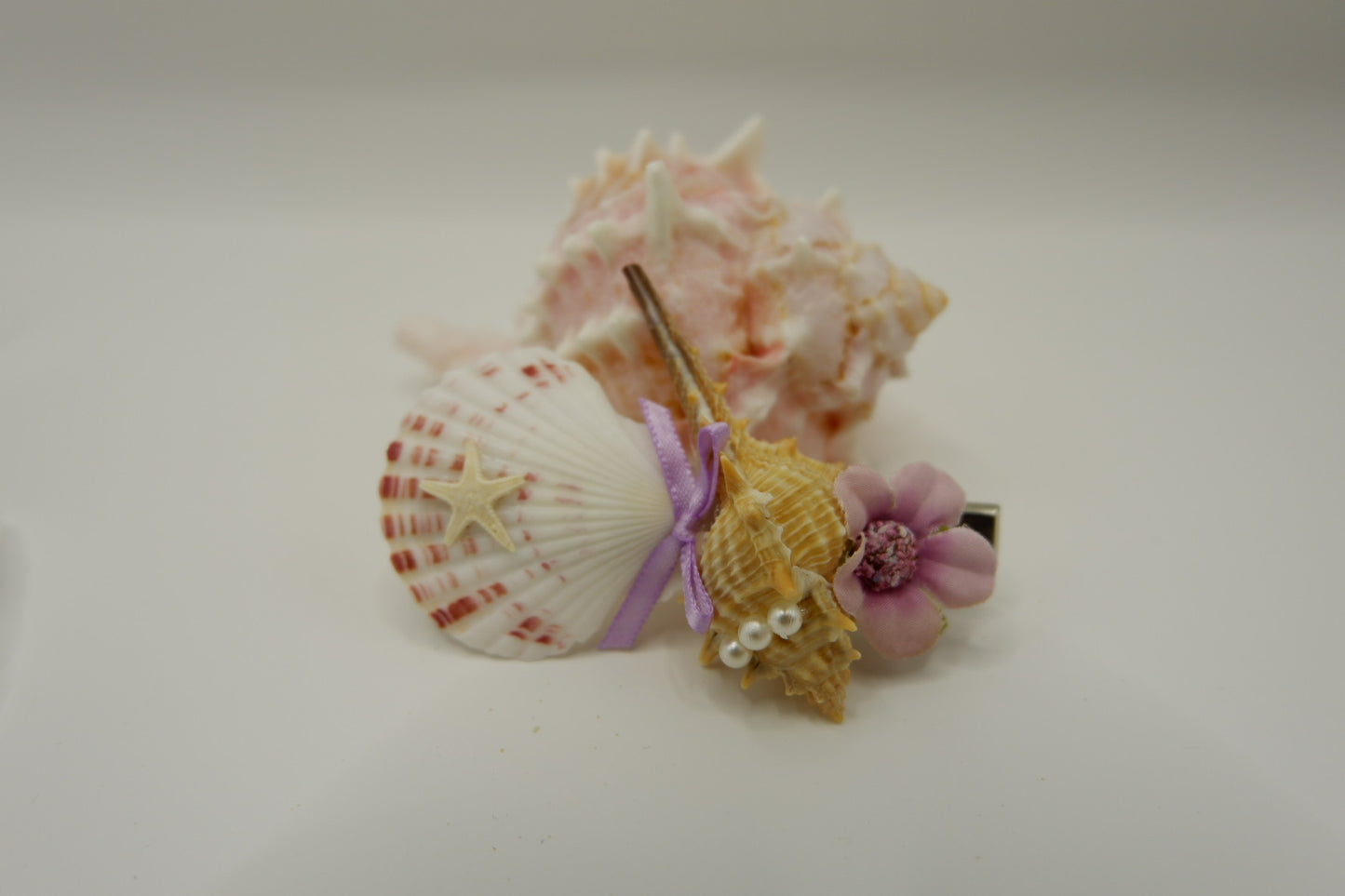 Shell & Conch Hair Clips