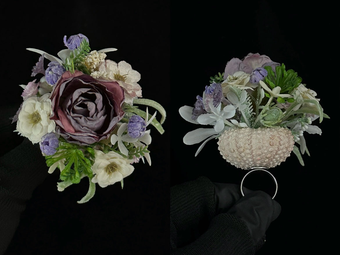Sea Urchin Flower Ring