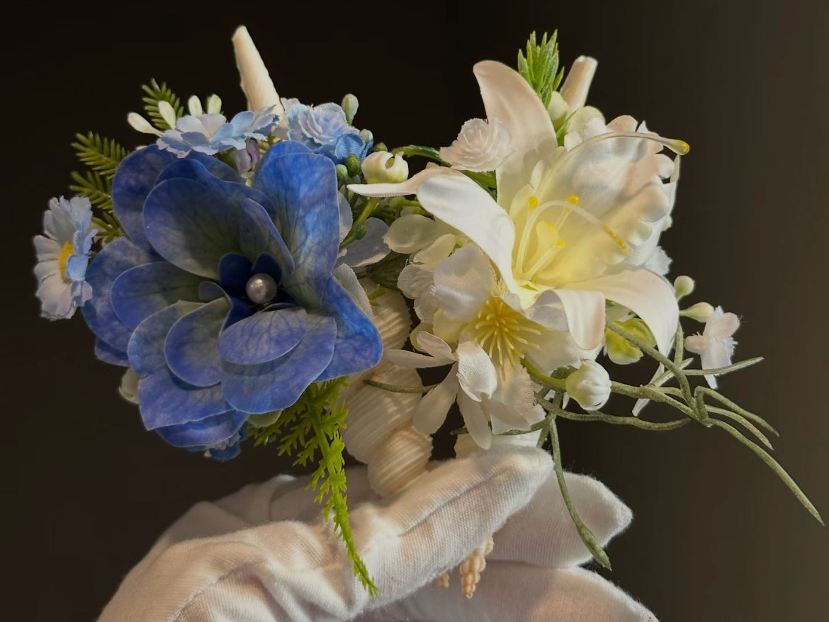 Conch Flower Brooch